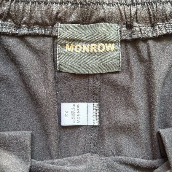 Monrow Leather Look Joggers | Fit S/M - Picture 4 of 7